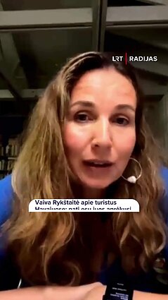 „Visiškai nepaiso taisyklių“: Rykštaitė apie Havajuose turistų laukiantį klimato mokestį