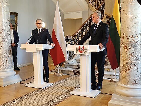 Už ilgametę draugystę Dudai dėkojęs Nausėda: padarėm tai, kas pavyksta ne taip dažnai