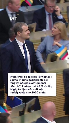 Paluckas Seime aiškinosi dėl paskolos aplinkybių verslui