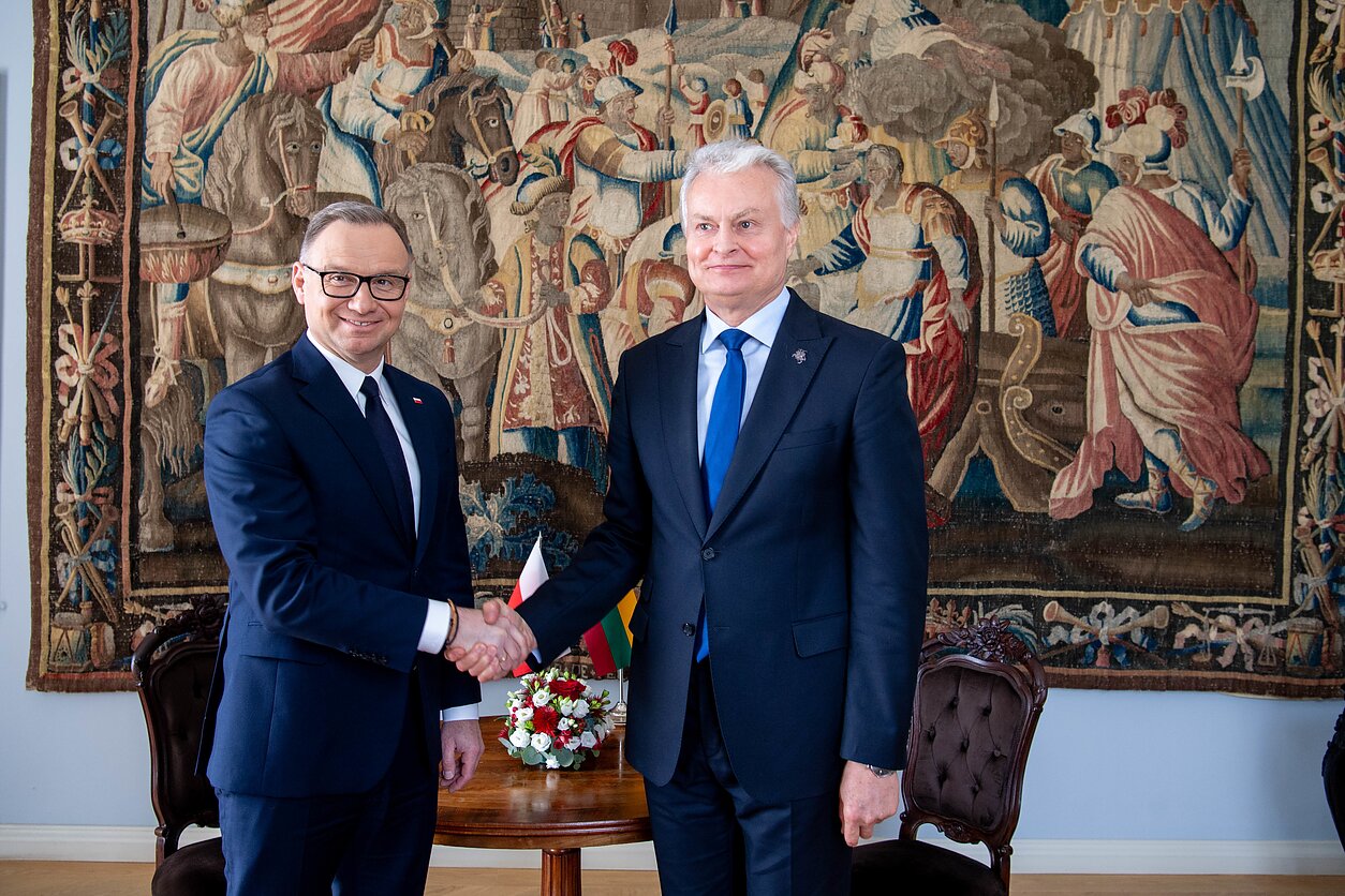 Andrzej Duda i Gitanas Nausėda