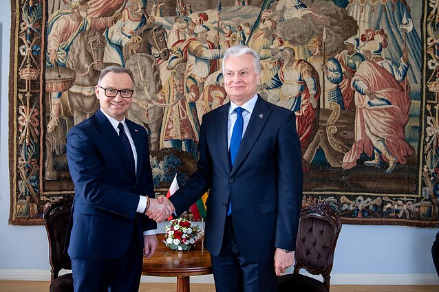Andrzej Duda i Gitanas Nausėda