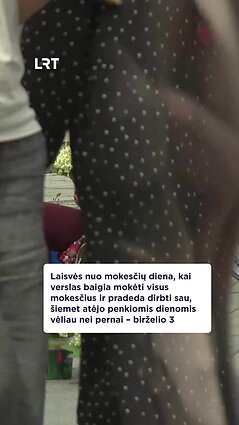 Laisvės nuo mokesčių diena šiemet – 5 dienomis vėliau
