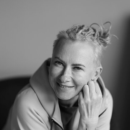 Julija Janus, author and co-curator of the exhibition ‘Queen, Realms, and Emotions’