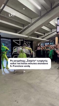 Po rungtynių jaunieji „Žalgirio“ sirgaliai itin šiltai pasitiko Sylvainą Francisco