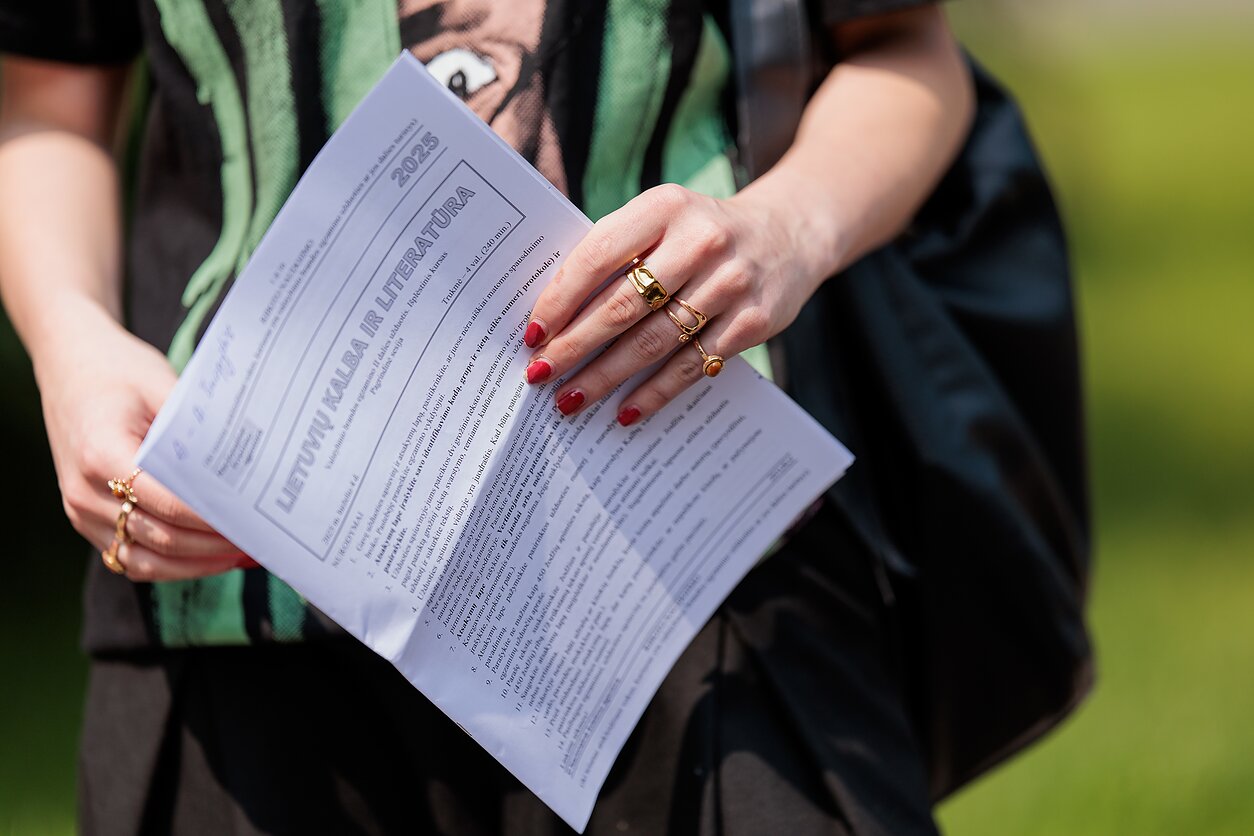 Lietuvių kalbos ir literatūros egzaminas 2025 m.