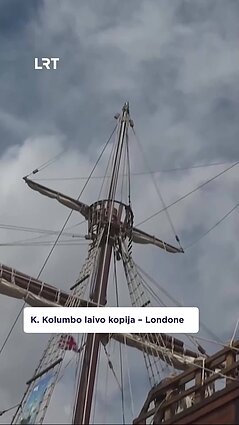 Kristupo Kolumbo laivo kopiją galima apžiūrėti iš arti!