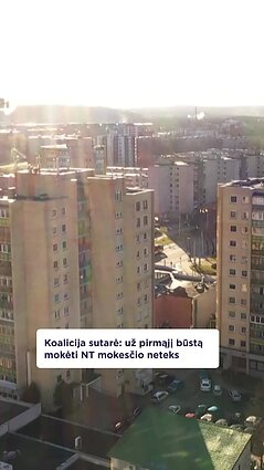 Koalicijos partneriai priėmė sprendimą neapmokestinti pirmojo būsto