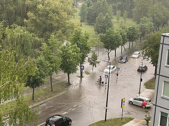 Storm in Alytus