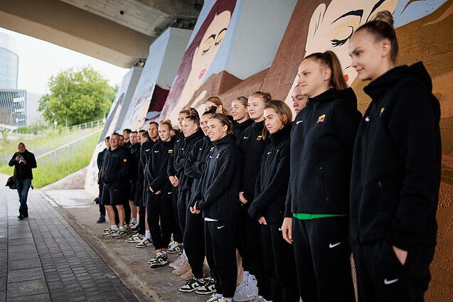 Lietuvos moterų krepšinio rinktinės išlydėtuvės į Europos čempionatą