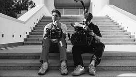 Justino Jaručio klipo filmavimo akimirka