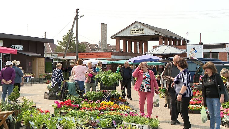 Vilkaviškio turgaus prekybininkai sunerimę: baiminasi, kad jų vietą užims prekybos centras