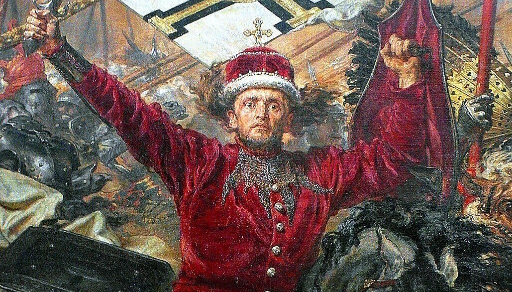 Wielki książę Witold (fragment obrazu Bitwa pod Grunwaldem), Jan Matejko