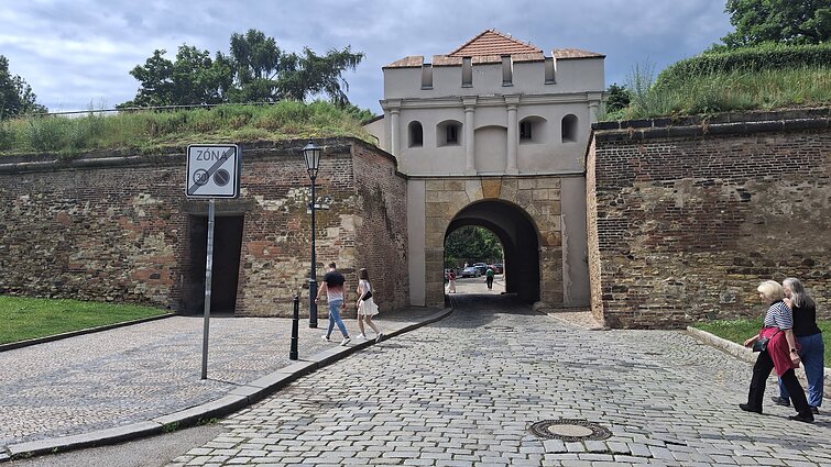Vyšehrado tvirtovės Taboro vartai Vyšehrado tvirtovės Taboro vartai