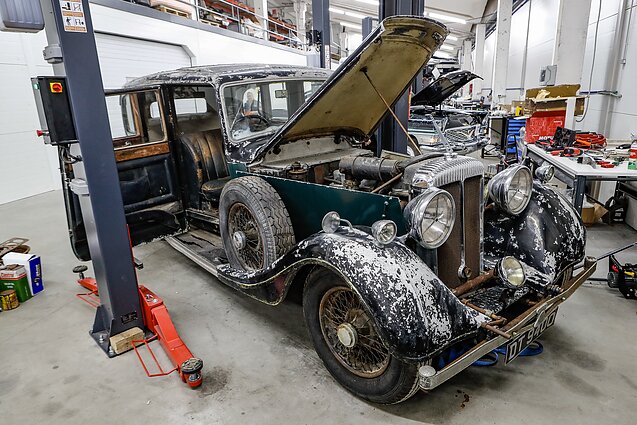 The Daimler E20 originally built for the British royal family