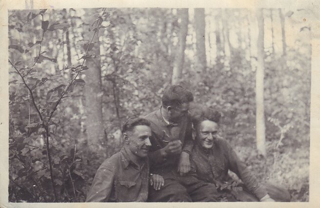 Lithuanian partisans, 1940s. Associative photo