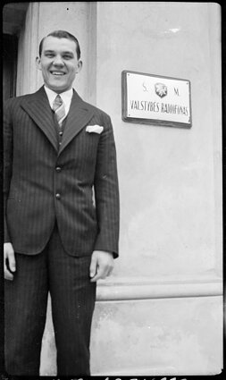 Alfonsas Vabalas, 1933