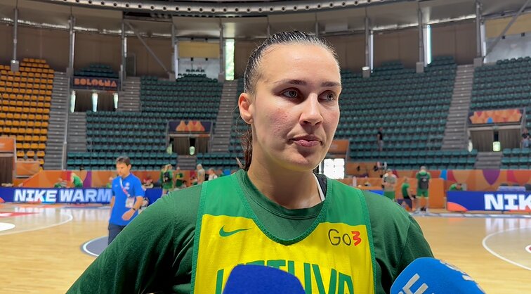 Prieš rungtynes Europos čempionate įtampos nejaučianti Nacickaitė: mes pasiruošusios kovot