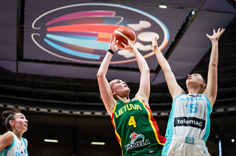 Justė Jocytė, Europos moterų krepšinio čempionatas: Slovėnija – Lietuva Justė Jocytė, Europos moterų krepšinio čempionatas: Slovėnija – Lietuva