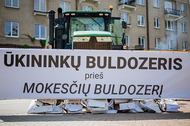 Ūkininkų protesto akcija Ūkininkų protesto akcija