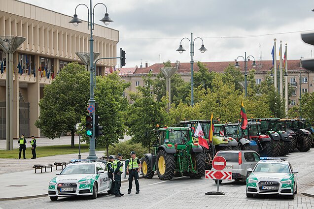 Ūkininkų protesto akcija Ūkininkų protesto akcija