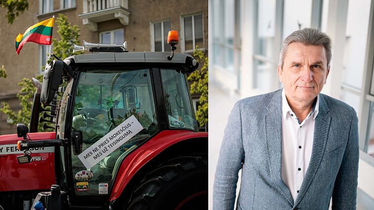 Valentinavičius apie ūkininkų protestą: stebina įžūlumas reikalaujant išskirtinių sąlygų