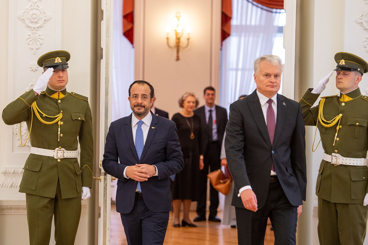 Gitanas Nausėda met with Nikos Christodoulides