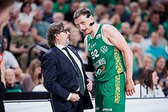 Andrea Trinchieri ir Edgaras Ulanovas, LKL finalas: Kauno „Žalgiris“ – Vilniaus „Rytas“