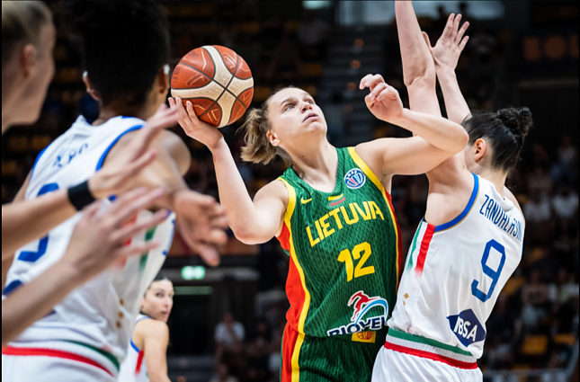 Europos moterų krepšinio čempionatas: Lietuva – Italija