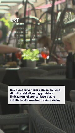Norima atsiskaityti didesnėmis sumomis grynųjų