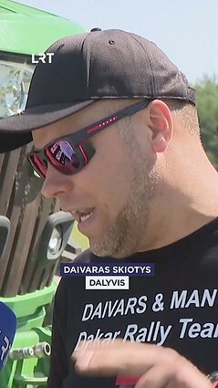 Kaišiadorių rajone surengtas pirmasis Lietuvoje traktorių dakaras