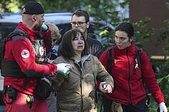 Kruvina rusų ataka Kyjive