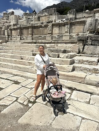 Laura Vidrinskienė su šeima