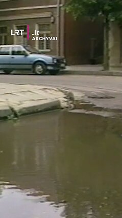Ar ir šiemet sulauksime galingų liūčių? Viena tokių 1995 metais nusiaubė Marijampolę