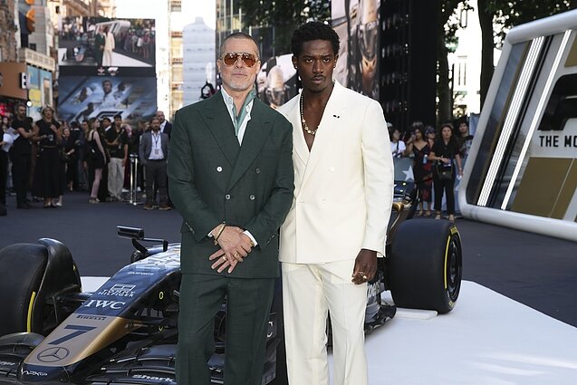 „F1 filmas“ premjera Londone
