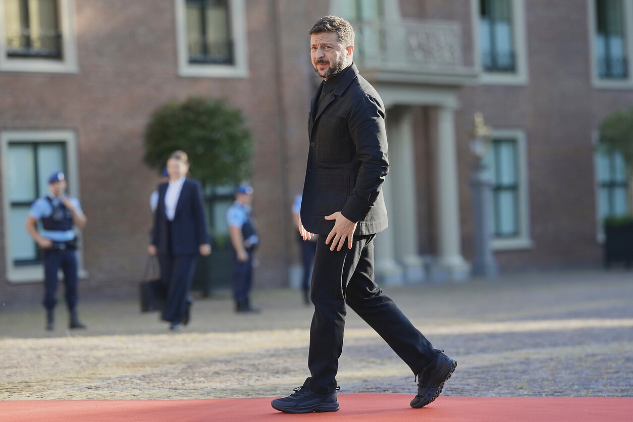 Volodymyras Zelenskis NATO viršūnių susitikime Hagoje