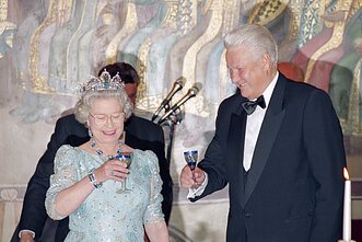 Елизаавета II и Б. Ельцин Елизаавета II и Б. Ельцин