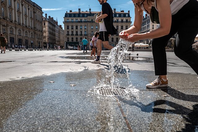 Heat wave in France