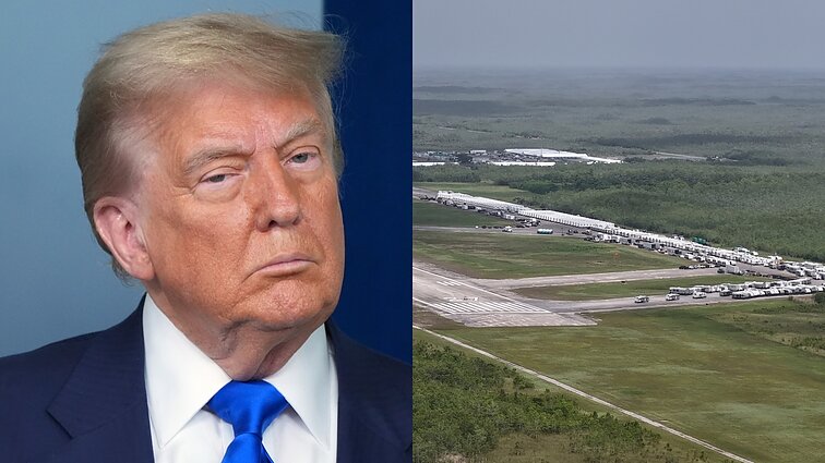 Galima paskutinė stotelė išsiunčiamiems imigrantam: Trumpas atidaro „Aligatorių alkatrasą“