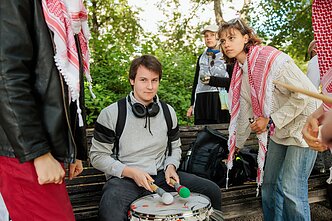 Protesters in Vilnius decry Israeli foreign minister’s visit amid Gaza atrocities