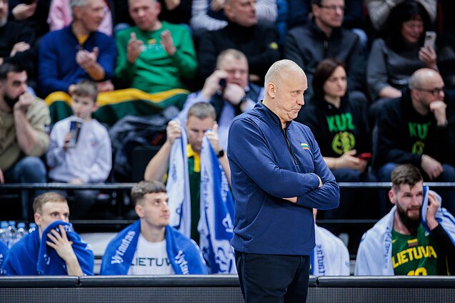 Krepšinio rinktinės treneris Kurtinaitis Kaune pristatys išplėstinį kandidatų sąrašą