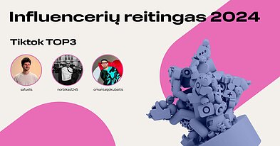 2024 metų influencerių reitingas 2024 metų influencerių reitingas