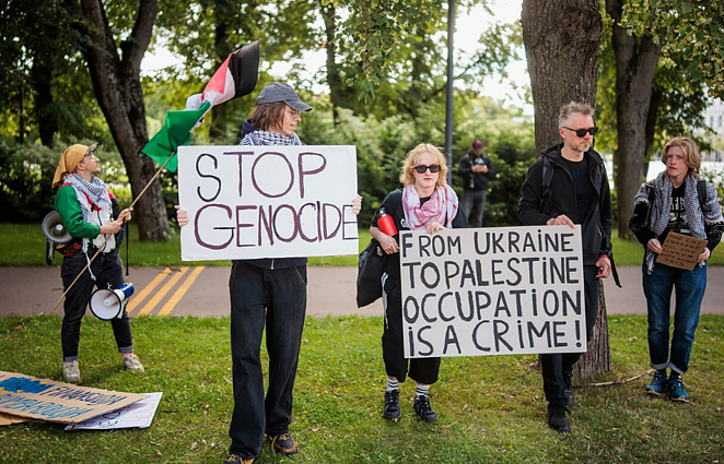 Račius apie Izraeliui kritiškus užrašus Paneriuose: „Protestas netinkamoje vietoje“