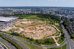 Atnaujinamos nacionalinio stadiono Vilniuje statybos, 2025 m. liepa