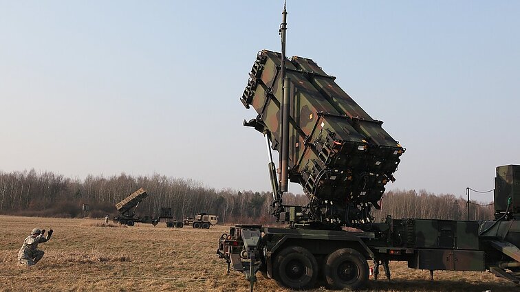 Vokietija skelbia esanti pasirengusi įsigyti „Patriot“ sistemų, kad jų perduotų Ukrainai