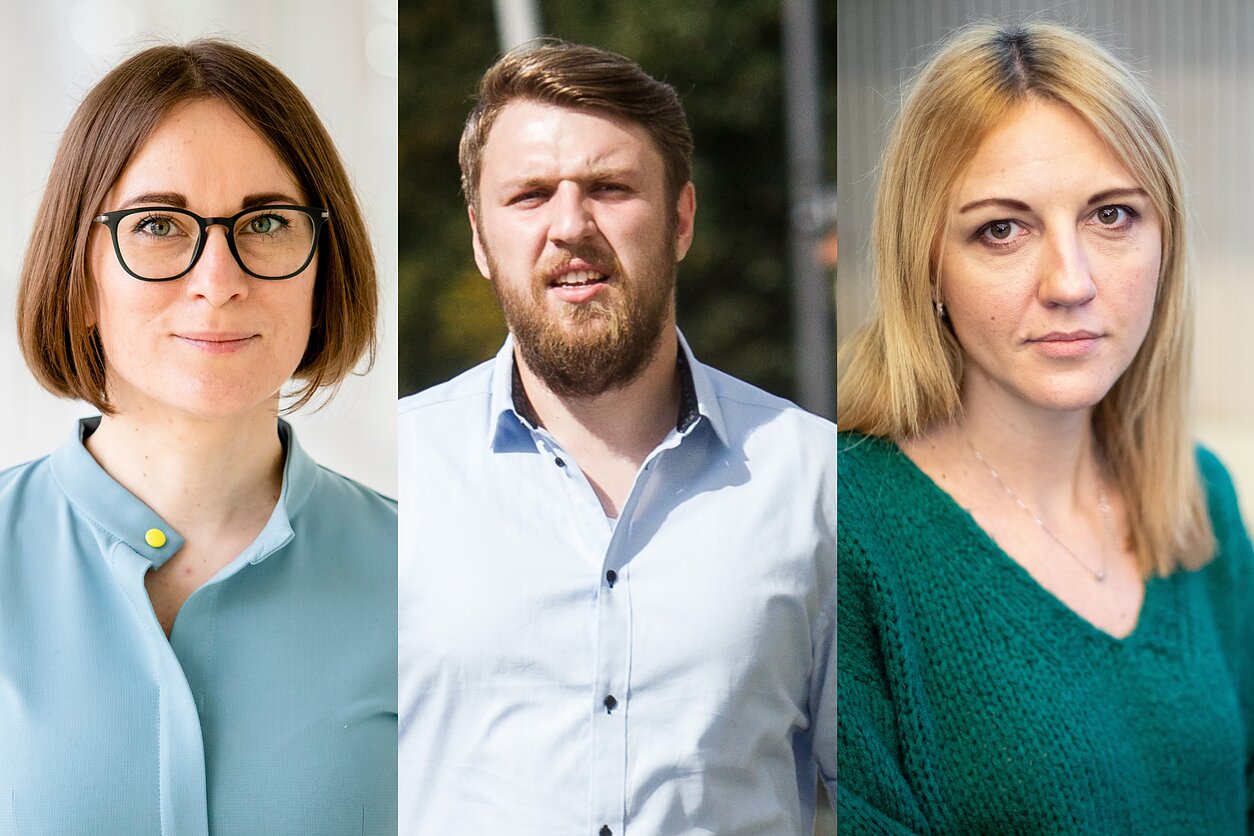 Birutė Sabatauskaitė, Dominykas Klajumas, Daiva Žeimytė-Bilienė