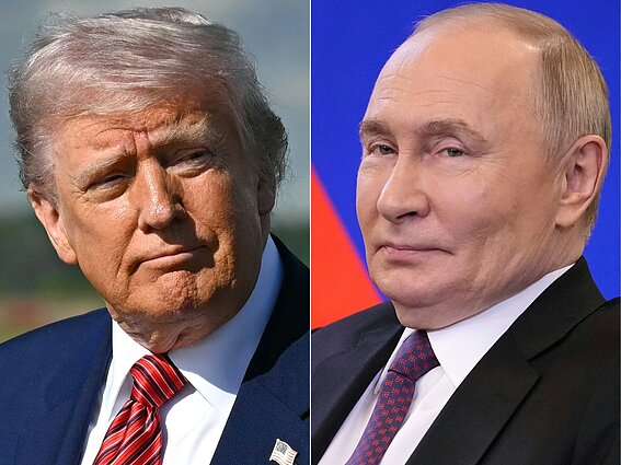 Donaldas Trumpas ir Vladimiras Putinas
