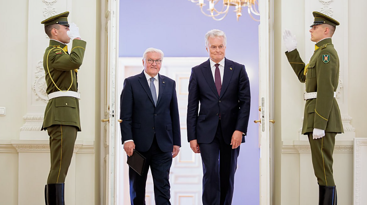 Vokietijos prezidentas Vilniuje: jūsų laisvė yra ir mūsų laisvė
