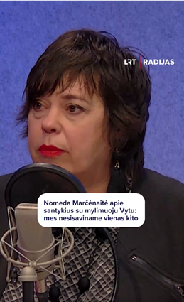 Nomeda Marčėnaitė apie santykius su mylimuoju Vytu: mes nesisaviname vienas kito