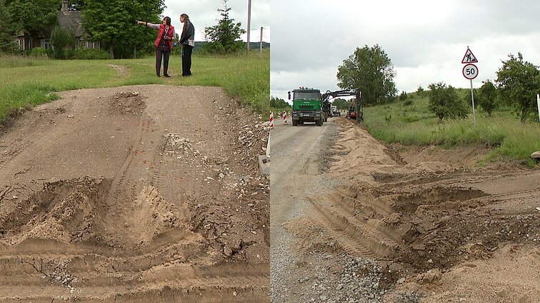 Dėl kelio remonto Anastazija liko be įvažiavimo į namus: „Via Lietuva“ siūlo griauti tvorą