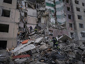 Rusijos smūgiai Ukrainos Kostantynivkos miestui